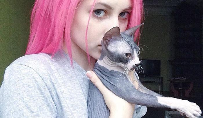 Les amoureuses des chats et des cheveux arc-en-ciel vont adorer cette nouvelle coiffure | #8