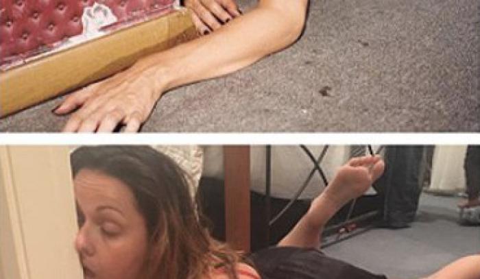 Cette femme pleine d'humour se moque des stars en reproduisant leurs photos Instagram | #5