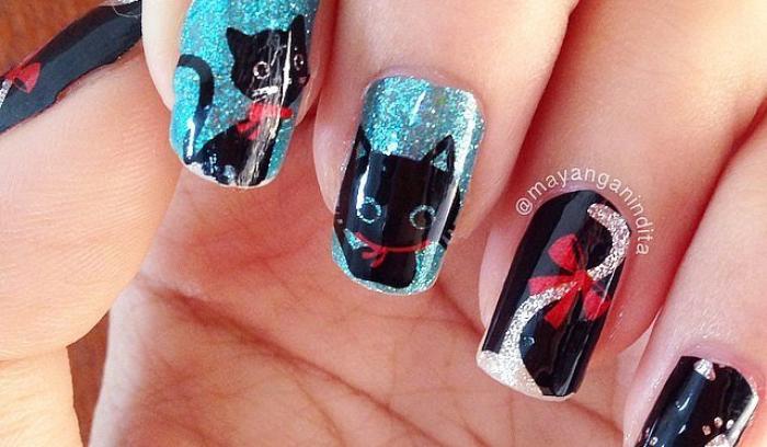 Les amoureuses des chats vont adorer ces nail arts félins | #9