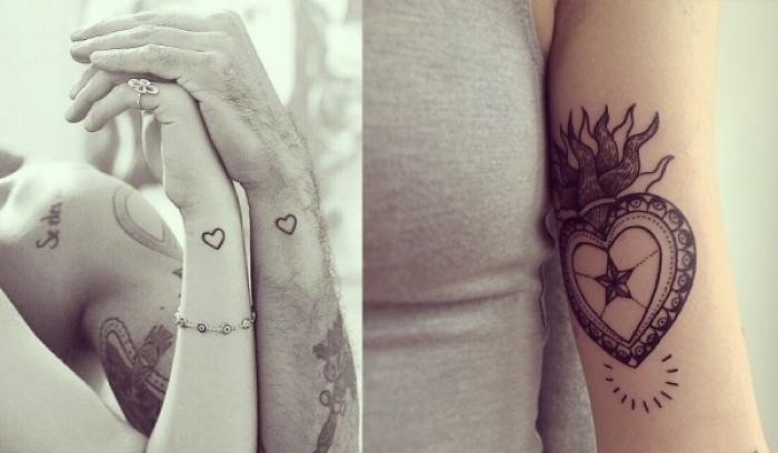48 idées de tatouages coeur tellement mignons que vous voudrez les mêmes