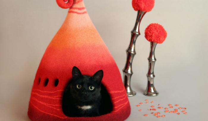 Elle crée des maisons pour chat pleines de couleur vraiment adorables | #2