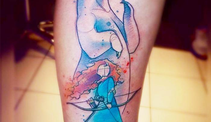 18 tatouages inspirés des dessins animés Pixar | #8