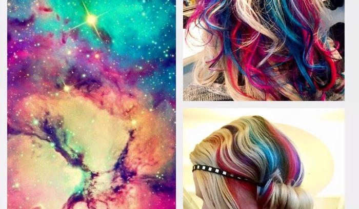 La tendance coiffure Galaxy Hair pour des cheveux aux couleurs de l'espace | #5