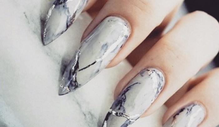 La dernière tendance nail art : les ongles marbrés | #6