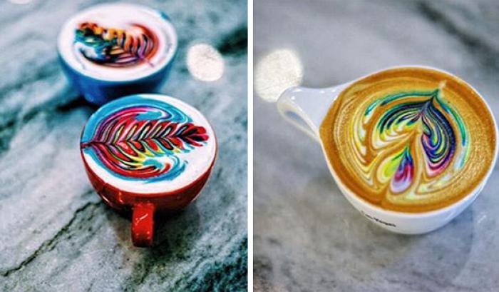 Il sert les plus jolis cafés au monde grâce à des motifs colorés incroyables | #2