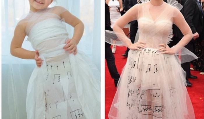 Cette maman créative recrée les robes de star pour sa petite fille avec les moyens du bord, et le résultat est juste WAOUH ! | #2