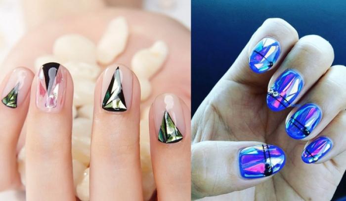La dernière tendance nail art : les glass nails