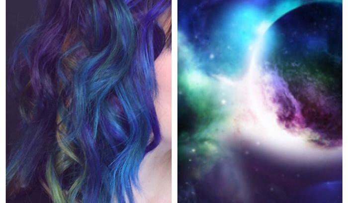 La tendance coiffure Galaxy Hair pour des cheveux aux couleurs de l'espace | #11