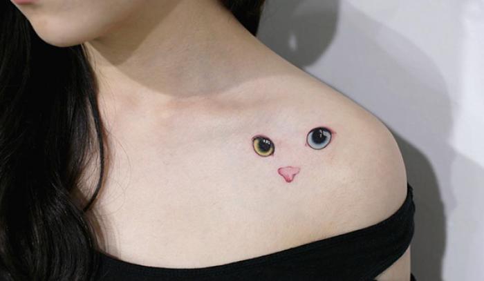 Les 18 meilleures idées de tatouages chat | #2