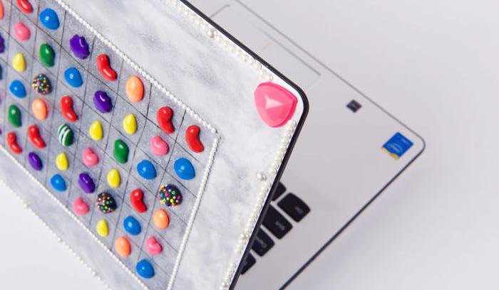 Elle personnalise son ordinateur portable sur le thème de Candy Crush | #8