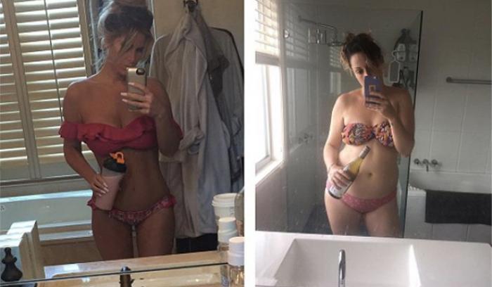 Cette femme pleine d'humour se moque des stars en reproduisant leurs photos Instagram | #12