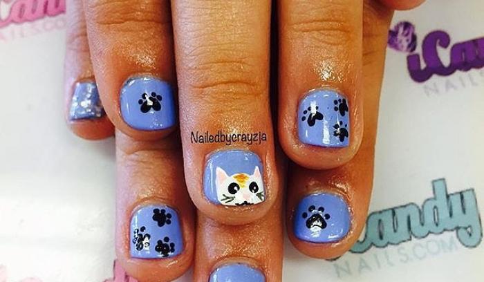 Les amoureuses des chats vont adorer ces nail arts félins | #8