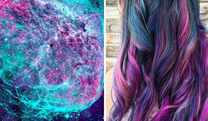 La tendance coiffure Galaxy Hair pour des cheveux aux couleurs de l'espace | #7
