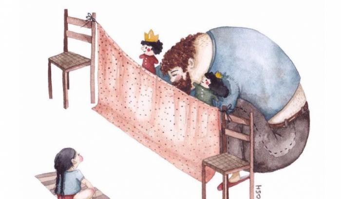 14 illustrations réconfortantes sur l'amour entre les papas et leur fille | #8