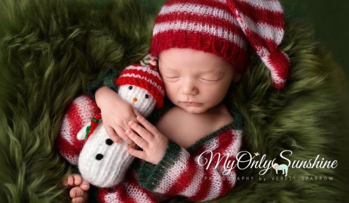 15 bébés adorables prêts à fêter leur premier Noël | #11