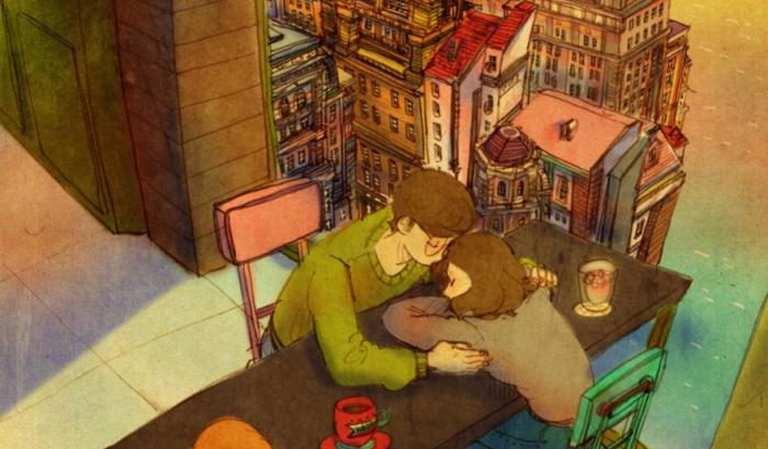 20 illustrations qui montrent que l'amour se nourrit des petites attentions du quotidien | #7