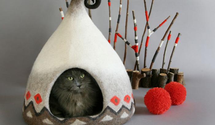 Elle crée des maisons pour chat pleines de couleur vraiment adorables | #3