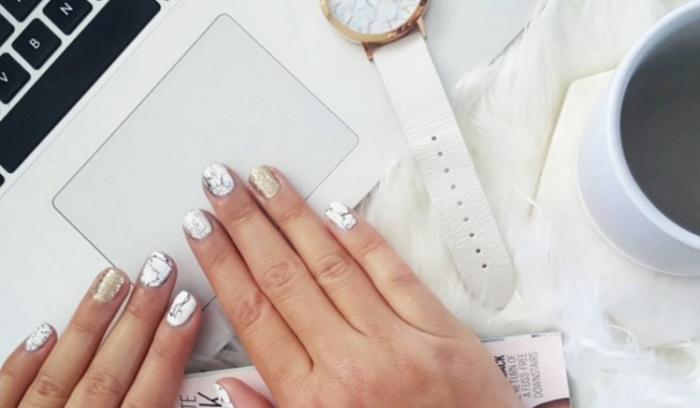 La dernière tendance nail art : les ongles marbrés | #7