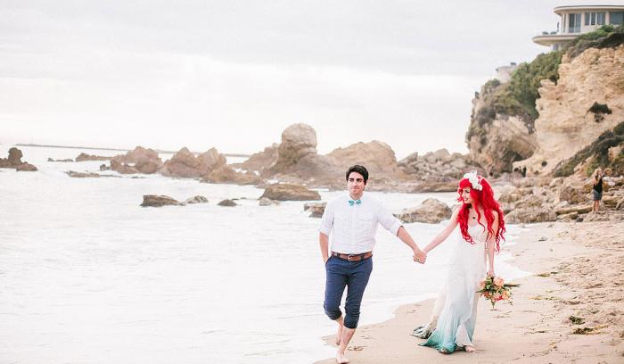 Ariel La Petite Sirène épouse Eric dans ce mariage féerique sur la plage | #46