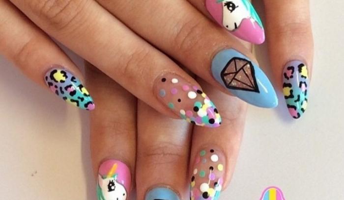 18 nail arts licorne qui nous font revenir quelques années en arrière (et ça fait du bien) | #10