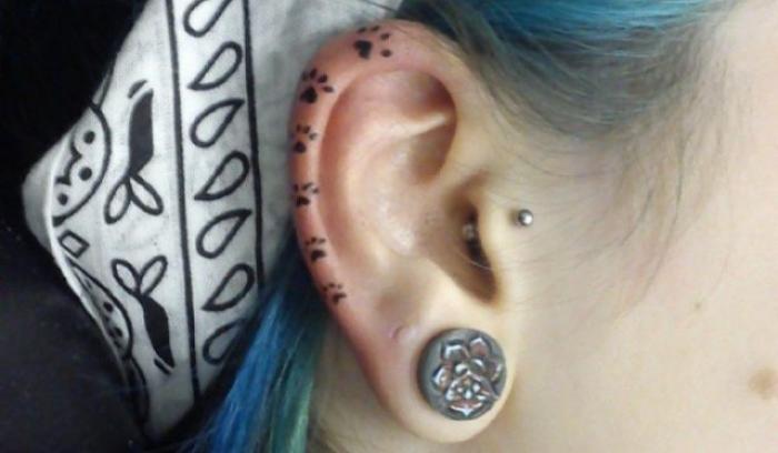 11 tatouages hélix qui vous donneront envie d'un tatouage sur l'oreille | #6