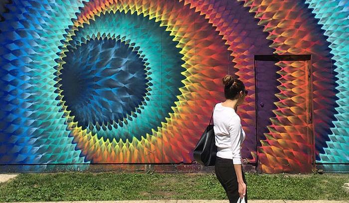 Ce street artiste crée des fresques murales kaléidoscopiques absolument sublimes | #3