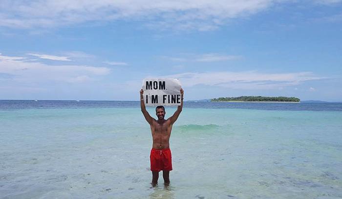 Cet homme quitte tout pour faire un tour du monde mais regardez les photos qu'il envoie à sa mère pour la rassurer ! | #8