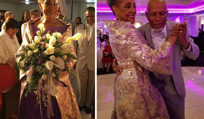 Cette grand-mère de 86 ans s'est mariée dans une magnifique robe qu'elle a créée elle-même | #4