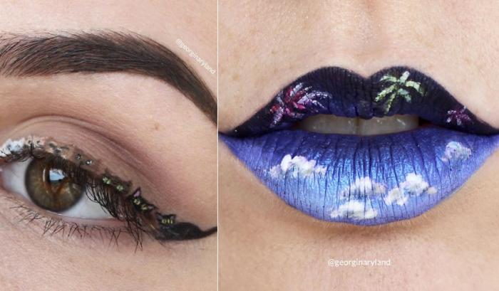 14 magnifiques maquillages que cette make-up artiste réalise sur son propre oeil