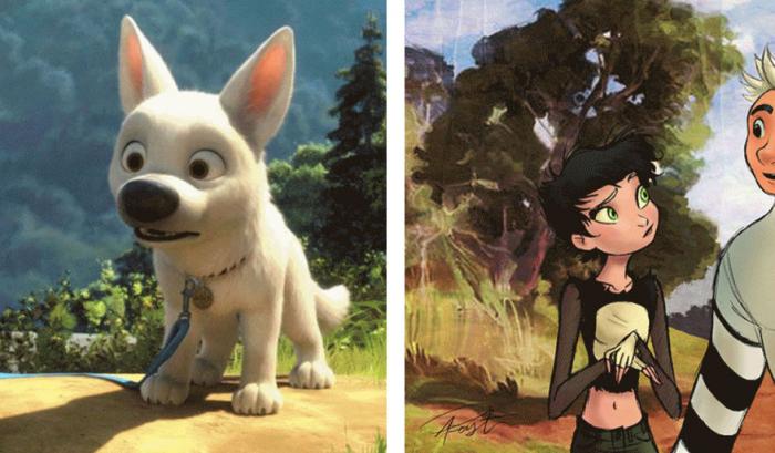 Une artiste transforme 6 animaux Disney en humains | #7