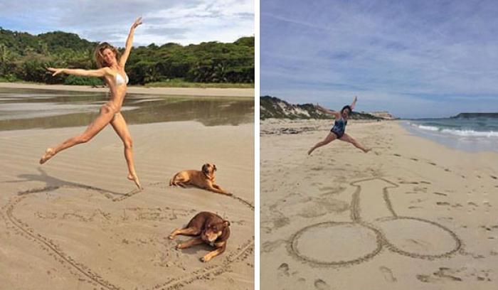 Cette femme reproduit avec beaucoup d'humour les photos Instagram des stars | #8