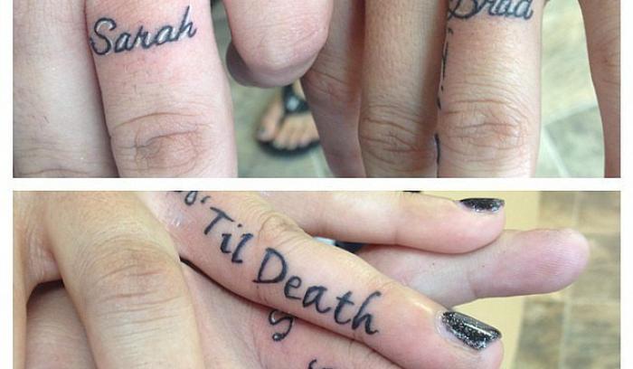 Ces 23 couples ont laissé tomber l'alliance et ont à la place choisi de se faire tatouer | #8