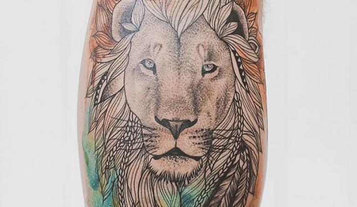 Des tatouages géométriques originaux qui montrent la beauté de la nature | #13