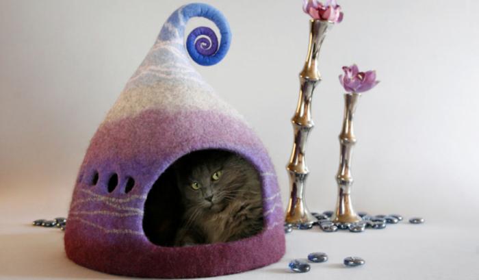 Elle crée des maisons pour chat pleines de couleur vraiment adorables | #6