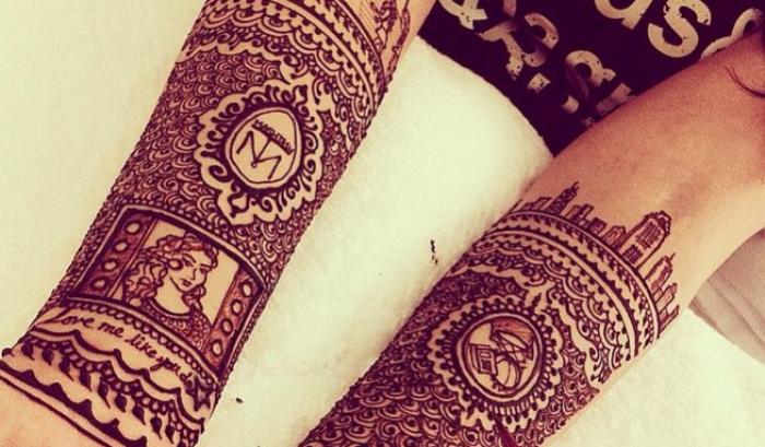 27 magnifiques tatouages au henné | #17