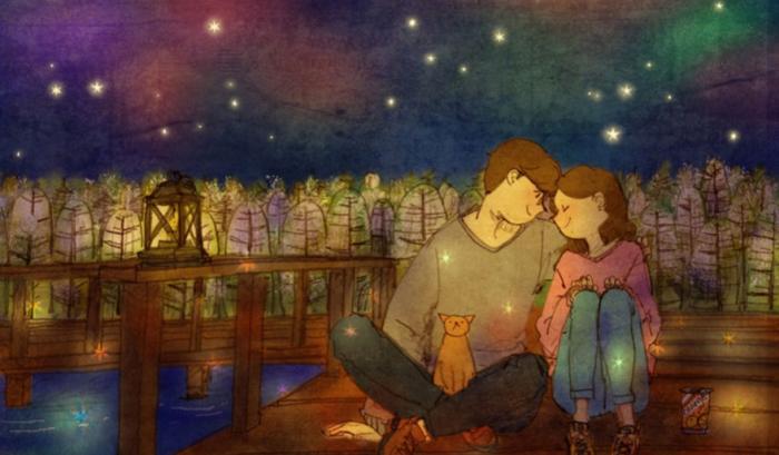 20 illustrations qui montrent que l'amour se nourrit des petites attentions du quotidien | #11