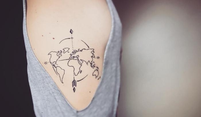 17 idées de tatouages pour les grands amoureux des voyages | #2