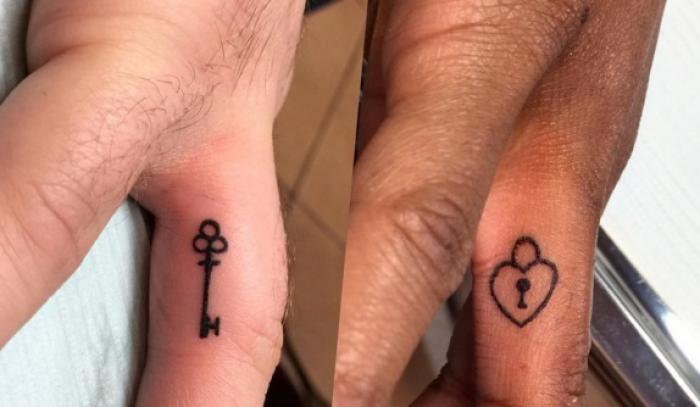 29 petits tatouages assortis pour les couples qui veulent afficher leur amour | #5