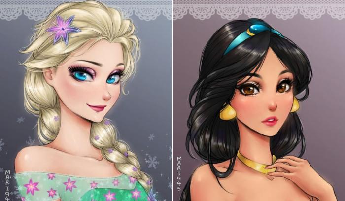 Découvrez vos Princesses Disney préférées en personnages de manga