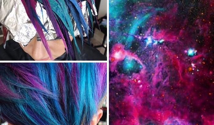 La tendance coiffure Galaxy Hair pour des cheveux aux couleurs de l'espace | #20