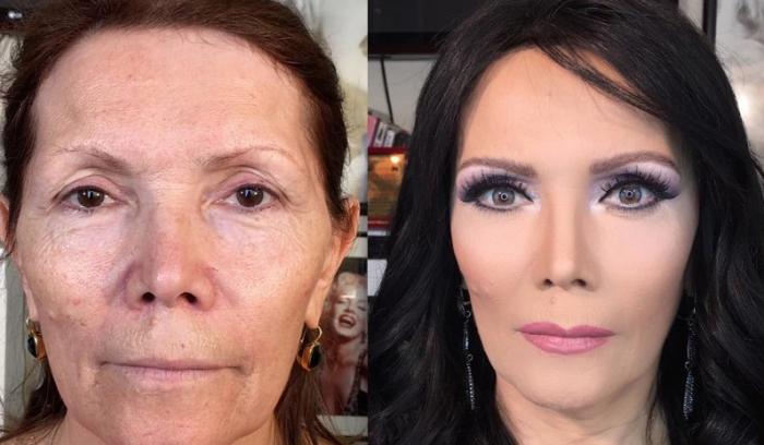 Ce styliste relooke les femmes et les fait paraître 10 ans plus jeunes en utilisant simplement du maquillage