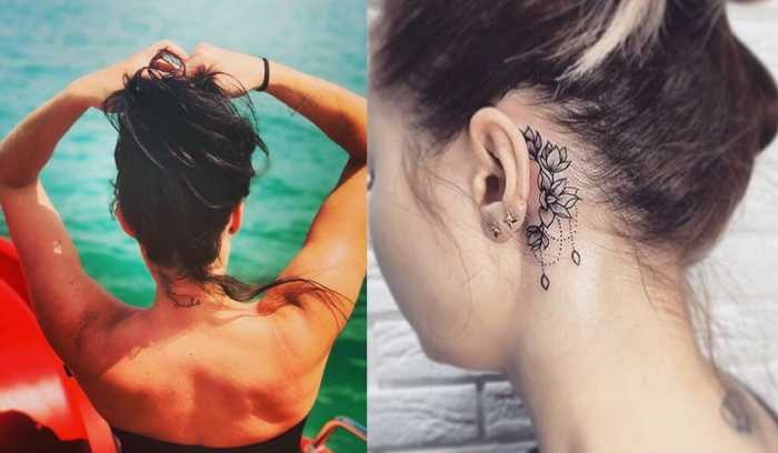 15 tatouages sexy et osés à vous faire dans le cou