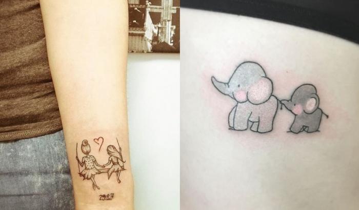 18 tatouages de maman qui vous permettront de garder vos bébés avec vous partout où vous irez