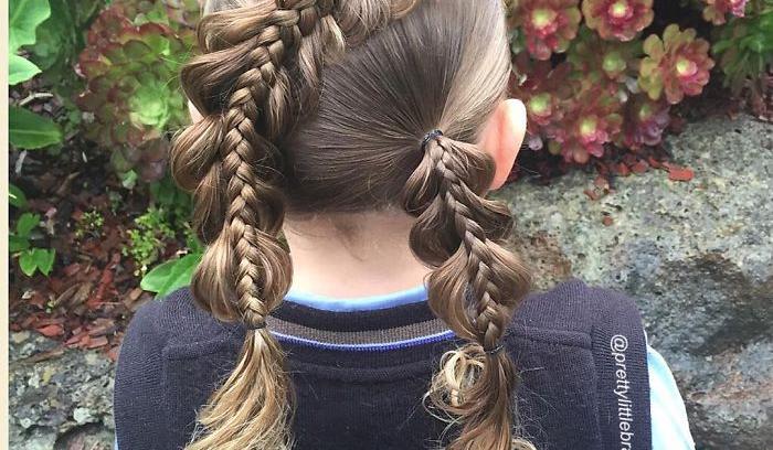 Cette maman fait des tresses impressionnantes et complexes à sa fille tous les matins avant d'aller à l'école | #10