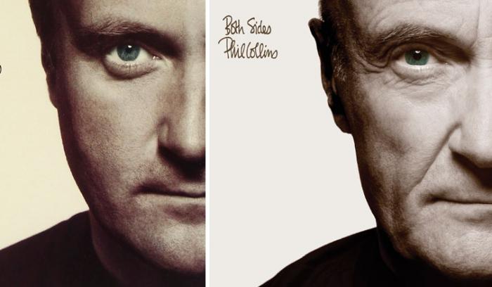 Phil Collins recrée ses anciennes pochettes d'album pour la réédition de ses albums solos