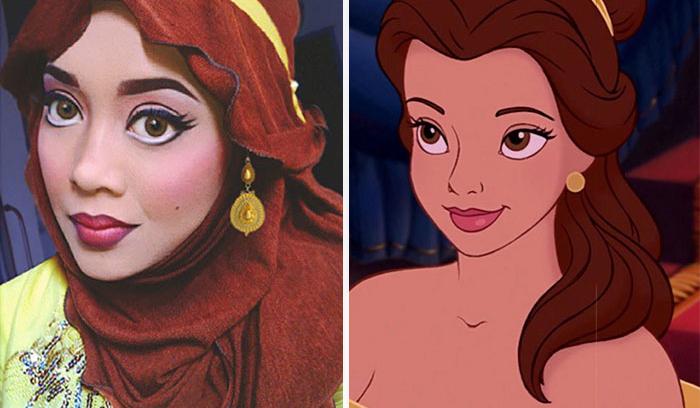 Cette make-up artist se déguise en princesses Disney et le résultat est incroyablement réussi | #11