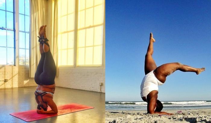 Cette prof de yoga montre que notre poids n'est vraiment qu'un nombre