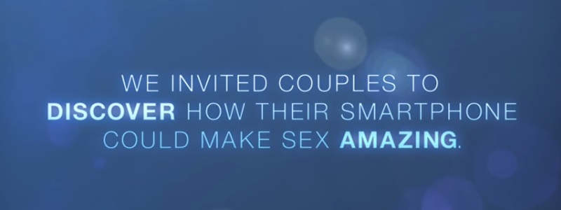 « Nous avons invité des couples à découvrir comment leur smartphone pourrait rendre le sexe génial »