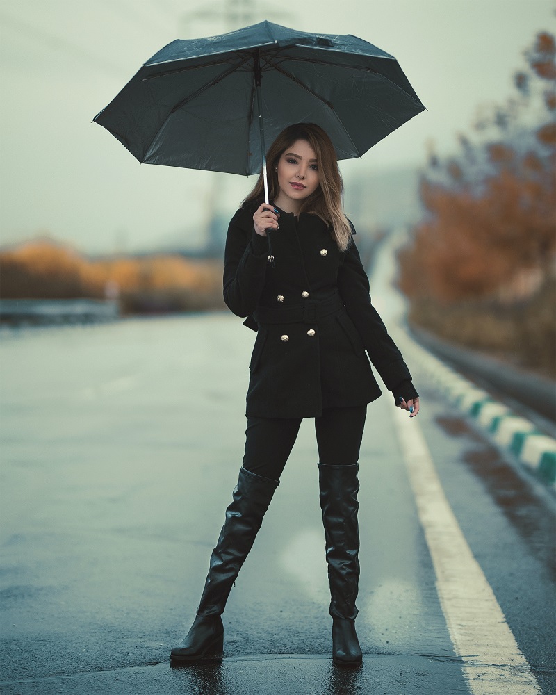femme-parapluie
