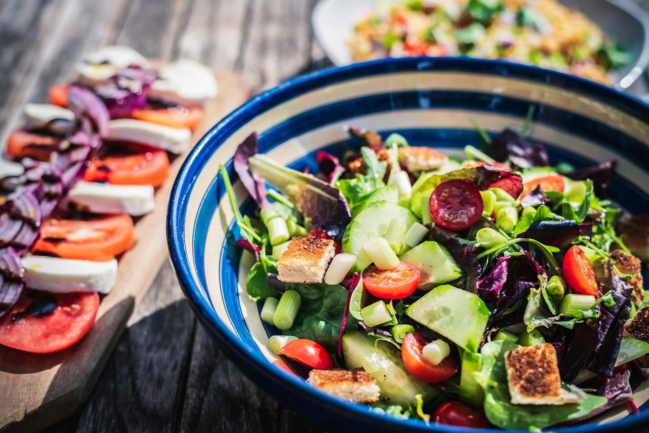 La recette de salade méditerranéenne.